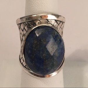 .925K THAI Ring with Lapis Stone